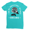 i am my ancestors' wildest dreams Ladies Fitted T-Shirt