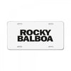 Rock Balboa License Plate