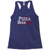 pizza and beer '16 Racerback Tank