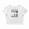 united color of frenchies Crop Top
