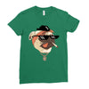 pug life Ladies Fitted T-Shirt