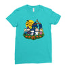 peanuts gang Ladies Fitted T-Shirt
