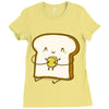 bread and butter Ladies Fitted T-Shirt