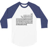 questionable table of elements 3/4 Sleeve Shirt