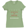 Winter (a217) Ladies Fitted T-Shirt