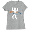 portal hula hooping with portals Ladies Fitted T-Shirt