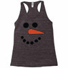 frosty snowman Racerback Tank