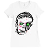 punk zombie baseball Ladies Fitted T-Shirt