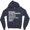 hobbit meals Zipper Hoodie