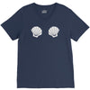 shell ringer V-Neck Tee