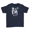 round neck dog wolf Youth Tee