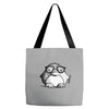 nerd penguin Tote Bags