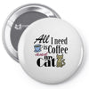 coffee cat Pin-back button