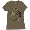 dragon freedom Ladies Fitted T-Shirt