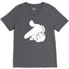 mouse hands ym V-Neck Tee