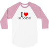 i love running 3/4 Sleeve Shirt