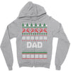 ugly christmas dad Zipper Hoodie