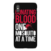 donating blood one mosquito funny iPhoneX Case