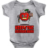 apple keeps the doctors away Baby Bodysuit