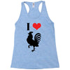 i love cock Racerback Tank