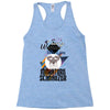 who loves miniatur schnauzer Racerback Tank
