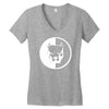 pitbull syndicate logo dogs Women's V-Neck T-Shirt