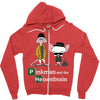 pinkman and the heisenbrain Zipper Hoodie