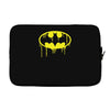 batman dying bleeding logo Laptop sleeve