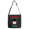 christmas baking team crew snowman Adjustable Strap Totes