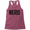 nerd (3) Racerback Tank