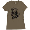 fish boat sea fishing Ladies Fitted T-Shirt