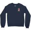 breast cancer ribbon survivor pocket Crewneck Sweatshirt