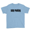 baby peeking Youth Tee