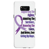 supporting the fighter, admiring the survivors, honoring the taken Samsung Galaxy S8 Case
