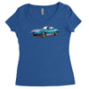 1965 corvette sting ray classic car, ideal birthday gift or pres Women's Triblend Scoop T-shirt