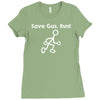 save gas run Ladies Fitted T-Shirt