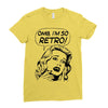 oh my god i am so retro Ladies Fitted T-Shirt
