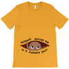 January Peeking Out Baby Boy T-Shirt