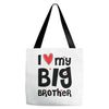 I Love My Big Brother Tote Bags