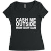 cash me outside (2) Women's Triblend Scoop T-shirt