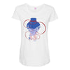 red string of fate Maternity Scoop Neck T-shirt