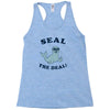 seal the deal Racerback Tank