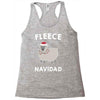 fleece navidad Racerback Tank
