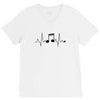 Heart Rhythm Music V-Neck Tee