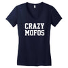 crazy mofos Women's V-Neck T-Shirt