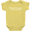 blow me if i'm Baby Bodysuit