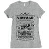 Vintage Aged To Perfection 1966 Ladies Fitted T-Shirt