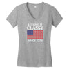 Keeping it Classy Since 1776 Women's V-Neck T-Shirt