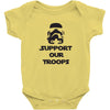 support our troops Baby Onesie