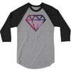 Galaxy diamond 3/4 Sleeve Shirt
